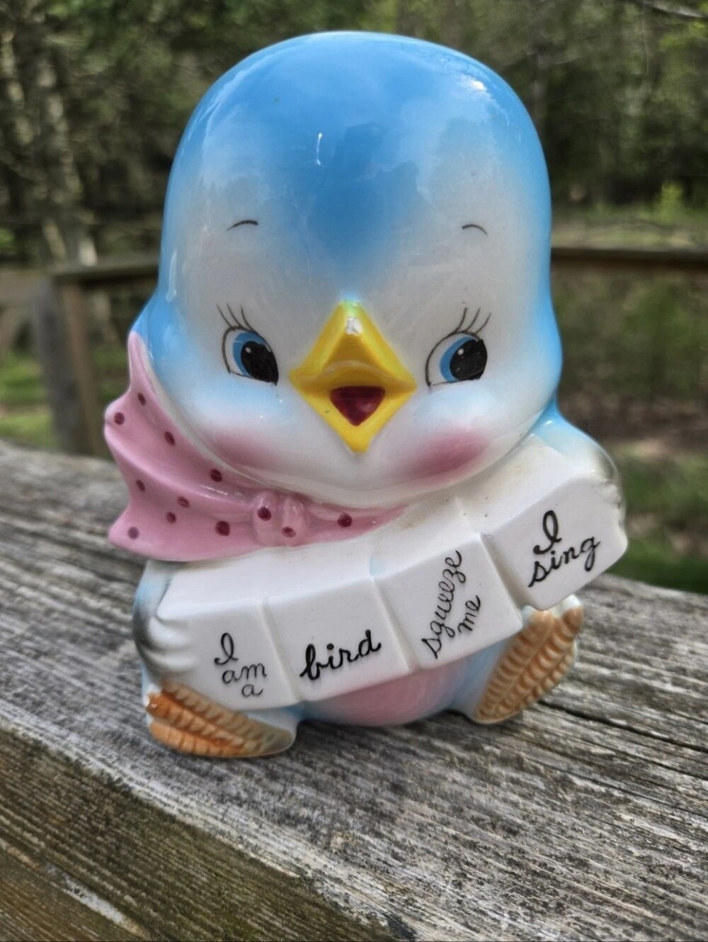 Vintage Rubens Bluebird Planter